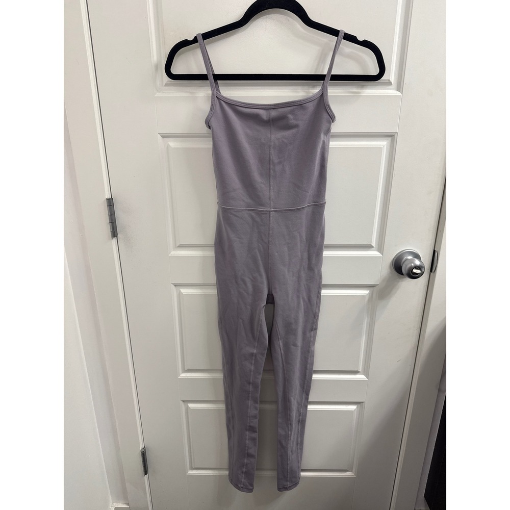 Wilfred Free Aritzia Divinity‎ Jumpsuit Purple Spaghetti Strap Catsuit 2XS